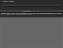 Tablet Screenshot of modcraft.biz